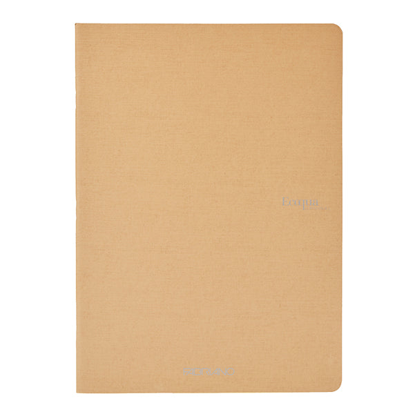 Maxiquaderno Ecoqua original PM - A4  - 1 rigo - 40 fogli - 90gr - bruno - Fabriano