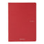 Maxiquaderno Ecoqua original PM - A4  - 1 rigo - 40 fogli - rosso scuro - 90gr - Fabriano