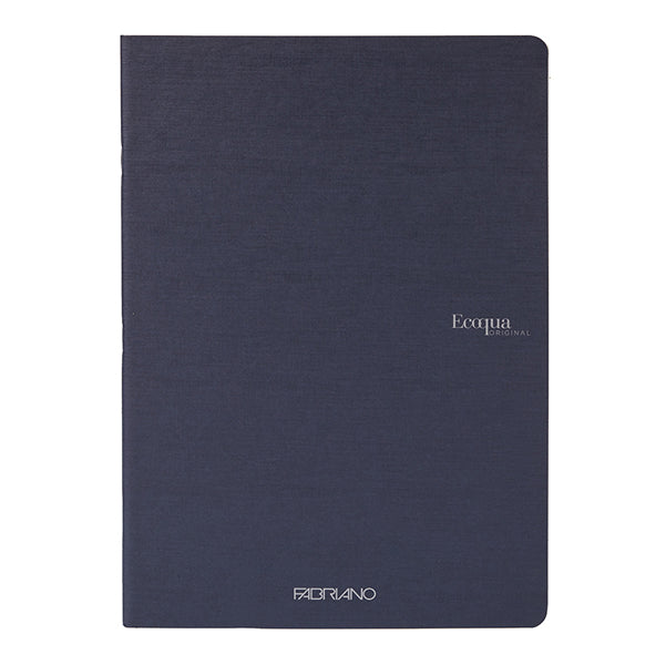 Maxiquaderno Ecoqua original PM - A4 - 1 rigo - 40 fogli - 90gr - blu scuro - Fabriano