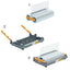 Cartuccia ricaricabile - struttura con film incluso - 125 micron - lucido - per plastificatrice Foton 30 - GBC