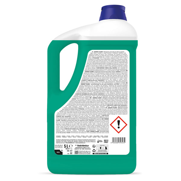 Detergente pavimento Igienic Floor - 5 L - mela verde - Sanitec
