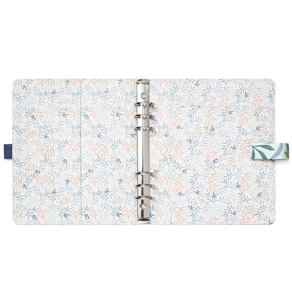 Organiser Botanical - f.to Pocket 146 x 128 x 36 mm - con cinturino - menta - Filofax