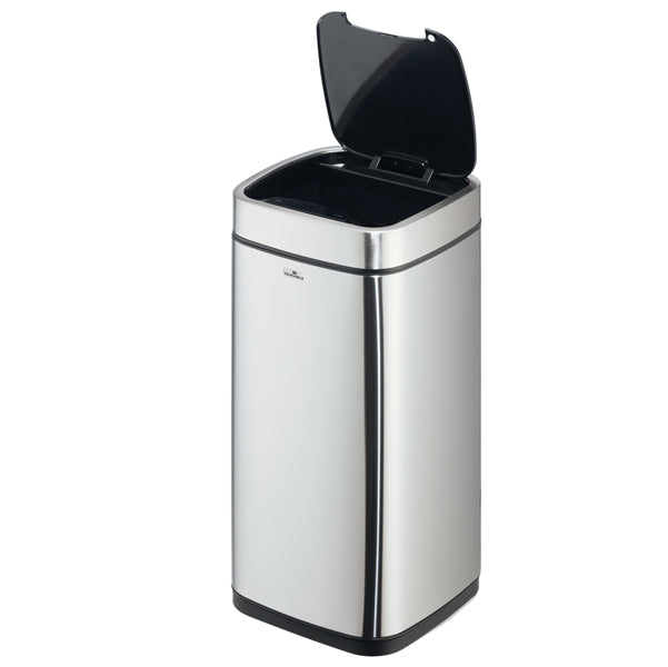 Cestino no touch - con sensore - 27 x 27 x 57 cm- 21 lt - argento metallizzato - Durable