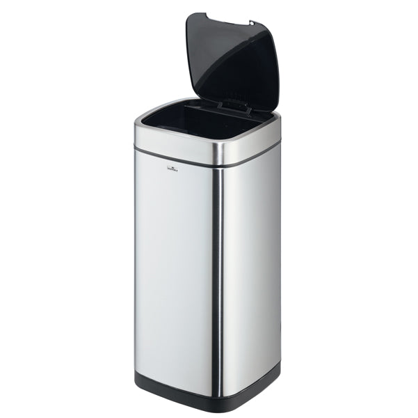 Cestino no touch - con sensore - 30,5 x 30,5 x 69 cm - 35 lt - argento metallizzato - Durable