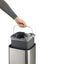 Cestino no touch - con sensore - 30,5 x 30,5 x 69 cm - 35 lt - argento metallizzato - Durable