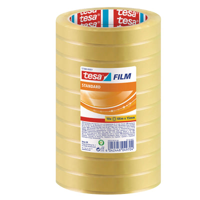 Torre 10 nastro adesivo Tesafilm 15 mm x 66 m trasparente Tesa