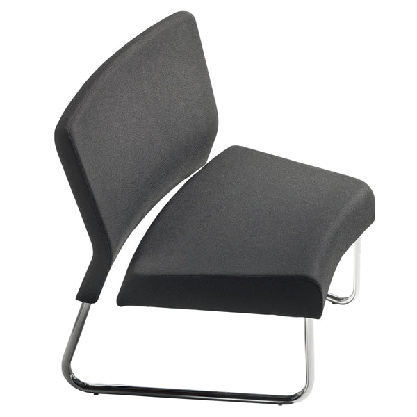 Modulo curva interna - divanetto Slastic SLS - senza braccioli - nero - Unisit