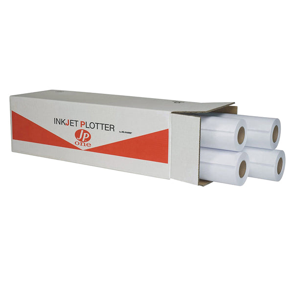 Carta plotter JP One P.80M - 420 mm x 50 mt - 80 gr - inkjet - opaca - bianco - As Marri