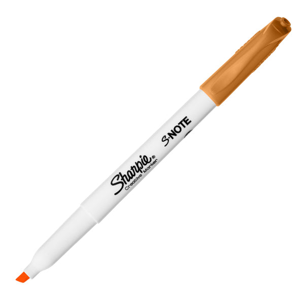 Pennarello S-Note - punta scalpello - colori assortiti - Sharpie - astuccio 12 pezzi