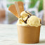 Coppetta gelato monouso - rotonda - diametro 10,5 cm - 335 ml - carta - avana - Leone - conf. 500 pezzi