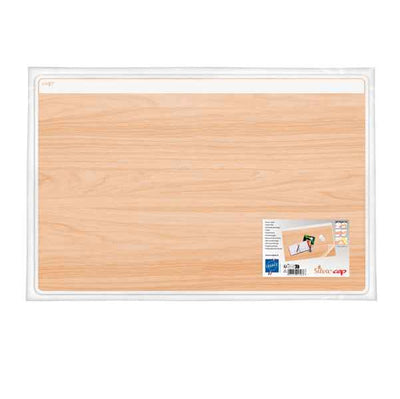 Sottomano Silva - 58,5 x 38,5 cm  - trasparente/stampa legno - Cep