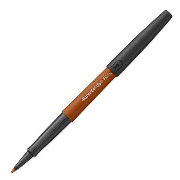 Pennarello Flair Nylon - punta feltro - 1,10mm - colori assortiti Metallic - Papermate - conf. 6 pezzi