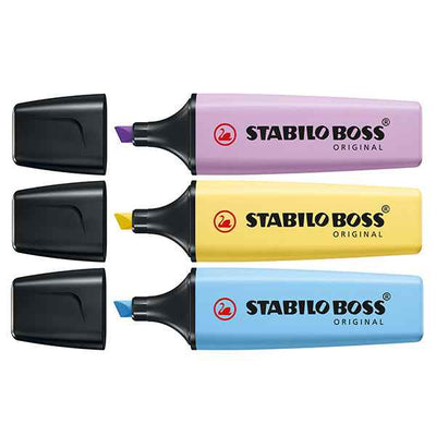 Evidenziatore Original BossR - colori assortiti pastel - Stabilo - expo 45 pezzi