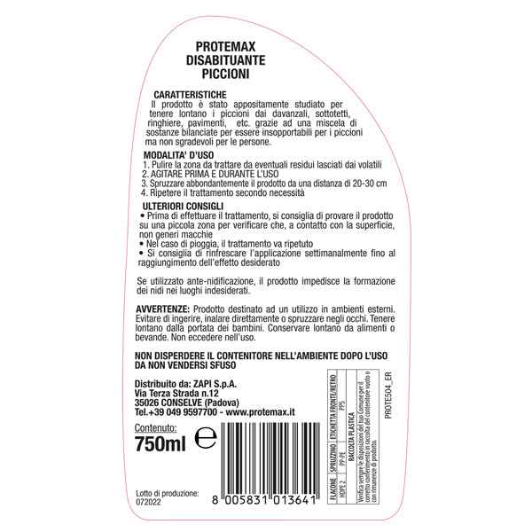 Disabituante volatili - 750 ml - Protemax