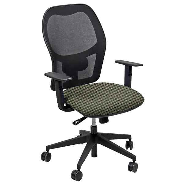 Seduta operativa Hubble HUHU - tessuto Fashion - braccioli regolabili - beige - Unisit