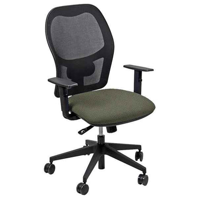 Seduta operativa Hubble HUHU - tessuto Fashion - braccioli regolabili - beige - Unisit