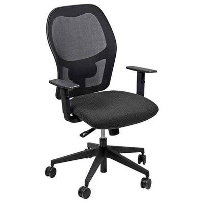 Seduta operativa Hubble HUHU - tessuto Fashion - braccioli regolabili - grigio chiaro - Unisit