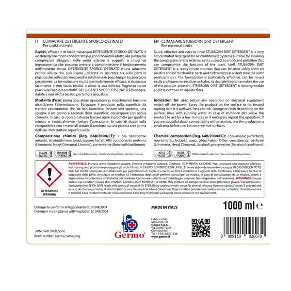 Detergente spray climacare - unità esterne - 1 lt - Tekna