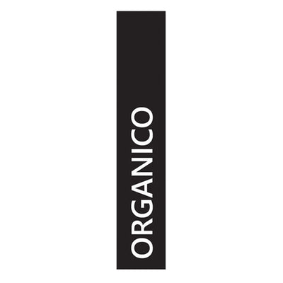 Etichetta adesiva raccolta differenziata - con stampa "ORGANICO" - 45 x 230 mm - vinile - bianco opaco - Medial