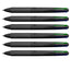 Penna a sfera 4 Multi All Black - con astuccio - punta 1,00 mm - 4 colori  - Osama - conf. 6 pezzi