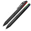 Penna a sfera 4 Multi All Black - con astuccio - punta 1,00 mm - 4 colori  - Osama - conf. 6 pezzi
