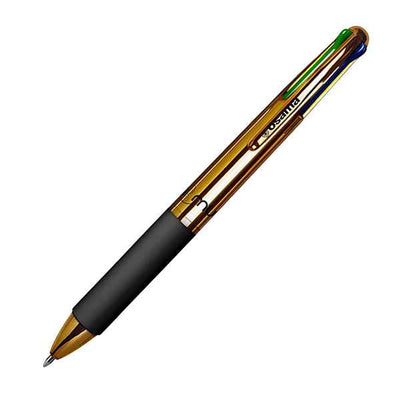 Penna a sfera 4 Multi Chrome - con astuccio - punta 1,00 mm - 4 colori  - Osama - conf. 6 pezzi