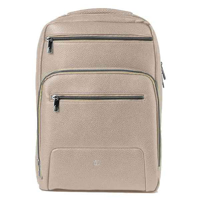 Zaino Gate Trended - 29 x 42 x 15 cm - ecopelle - ghiaccio - In Tempo