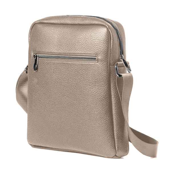 City bag medium Gate Trended - 25 x 30 x 6 cm - ecopelle - ghiaccio - In Tempo