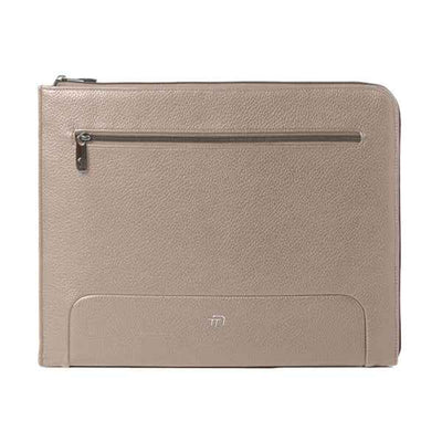 Office bag Gate Trended - 20 x 26 x 2 cm - ecopelle - ghiaccio - In Tempo