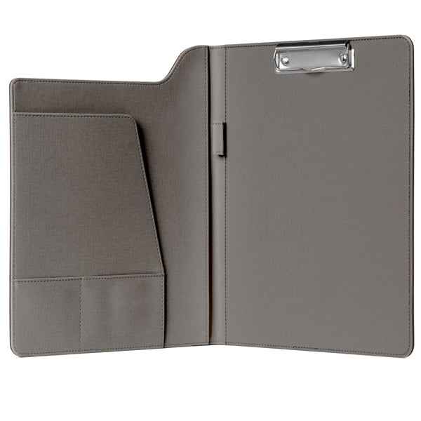Portablocco Meet - con molla - 31 x 25 x 1,5 cm - grigio - InTempo