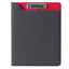 Portablocco Meet - con molla - 31 x 25 x 1,5 cm - rosso - In Tempo