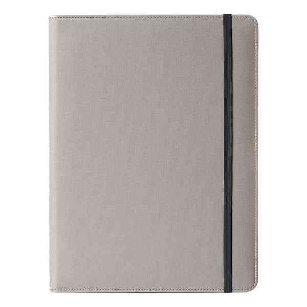 Portablocco Meet - con elastico - 31 x 25 x 1,4 cm - grigio - In Tempo