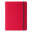 Portablocco Meet - con elastico - 31 x 25 x 1,4 cm - rosso - In Tempo