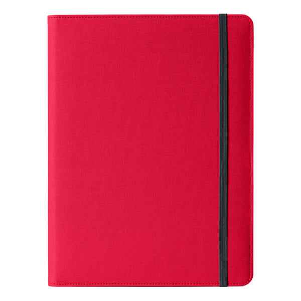 Portablocco Meet - con elastico - 31 x 25 x 1,4 cm - rosso - In Tempo
