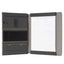 Portablocco Meet - con alette magnetiche - 31 x 25 x 1,4 cm - antracite - In Tempo