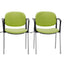 Poltroncina visitatore Step SPBSBR - con braccioli inclusi - verde - Unisit