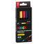 Marcatore Uni Posca PC1M - punta extra fine 0.7 mm - colori assortiti - Uni Mitsubishi - conf. 5 pezzi