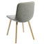 Poltroncina visitatore Tosca TO4L - senza braccioli - grigio chiaro - Unisit