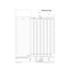 Blocco buste nota spese - staccabili - 23 x 16 cm - Data Ufficio - conf. 25 buste