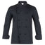 Giacca cuoco Adriano - da uomo - manica lunga - taglia M - nero - Giblor's