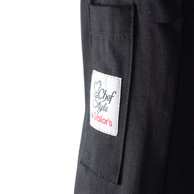 Giacca cuoco Adriano - da uomo - manica lunga - taglia M - nero - Giblor's