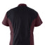 Giacca cuoco Thiago - da uomo - manica corta - taglia M - bordeaux - Giblor's