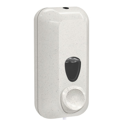 Dispenser sapone Woodplastic - murale - capacità 0,55 L - bianco - Mar Plast