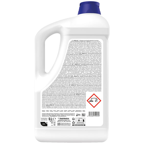 Detergente pavimenti Sirpav HC - a schiuma - 5 L - pino - Sanitec
