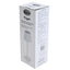 Lampada da tavolo - a led - 10 x 10 x 38 cm - alluminio/pmma - bianco - King Collection