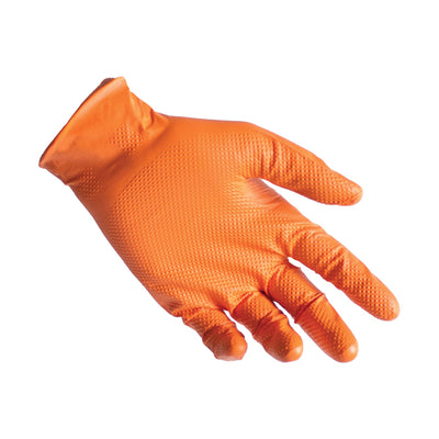 Guanti in nitrile N85 - ultra resistenti - tg XL - arancione - Reflexx - conf. 50 pezzi