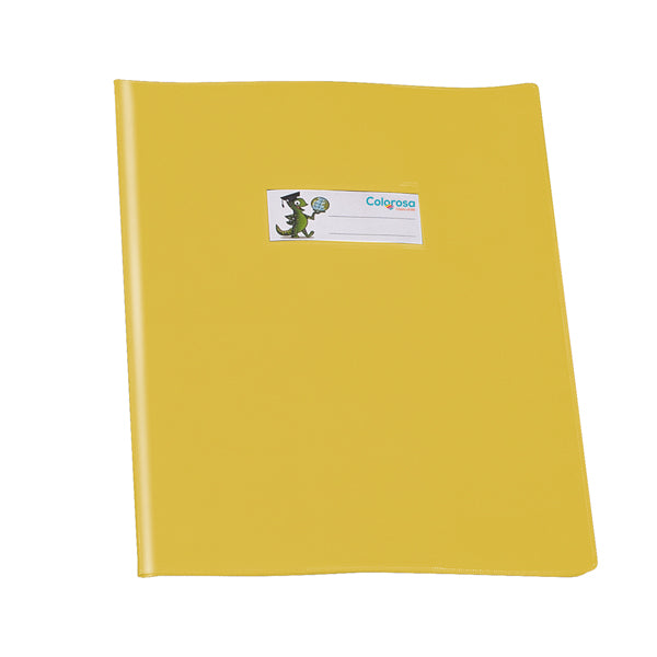 Coprimaxi GreenLine - A5 - PVC - 220 mic - c/alette - lucido - giallo - Colorosa