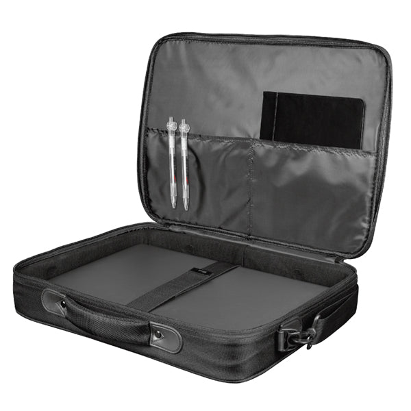 Borsa per notebook - Atlanta - ecocompatibile - da 16" - Nero - Trust