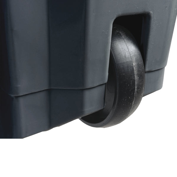 Contenitore mobile Ecoconti - a pedale - 60 L - plastica riciclata - grigio - Medial