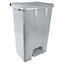 Contenitore mobile Ecoconti - a pedale - 80 L - plastica riciclata - grigio - Medial